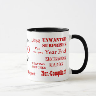 Caneca CFO jura palavras! - Rude CFO Mug
