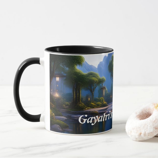 Caneca Chá da Manhã de Gayatri (Com Donut)