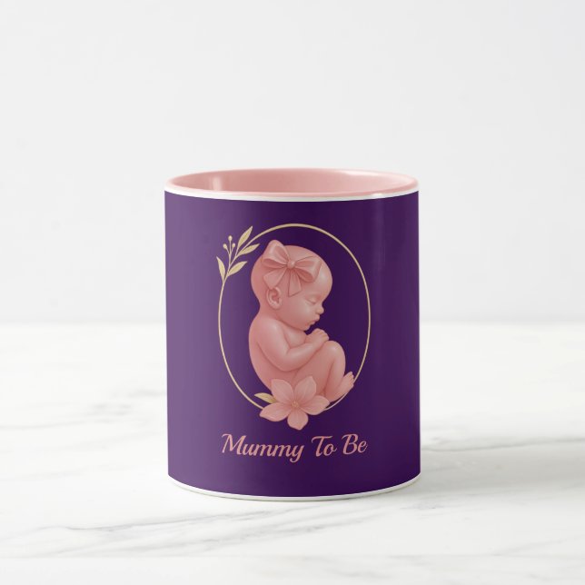 Caneca - Chá de Bebê: Mamãe Para Ser (Centro)