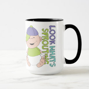 Caneca Chá De Bebê Nº 4, Mug De Dedo De Presente