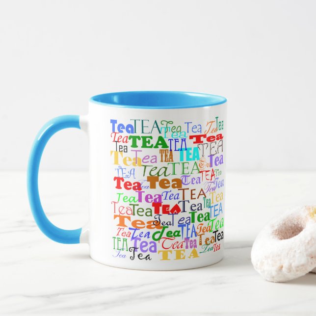 Caneca Chá Tea Tea! (Com Donut)