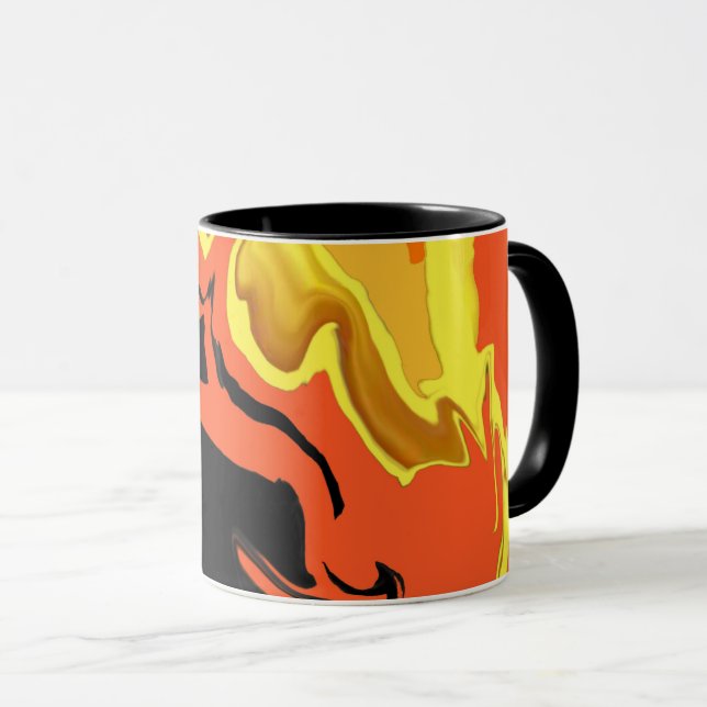 Caneca Chama à Noite (Frente Esquerda)