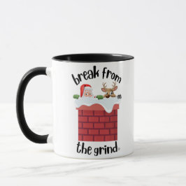 Caneca Chaminé Natal Humor BFGT Café Mug