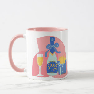 Caneca Champagne e Batatas Fritas