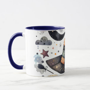 Caneca Chapéu das Bruxas e Magia Celestial