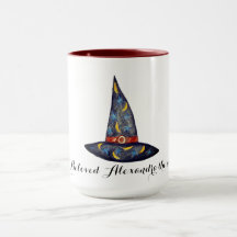 Chapéu de Bruxa Negra, Stars Halloween Mug