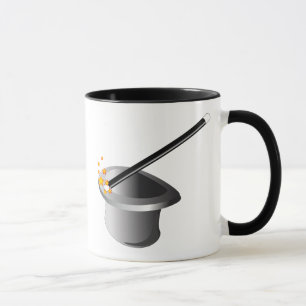 Caneca Chapéu & varinha mágicos