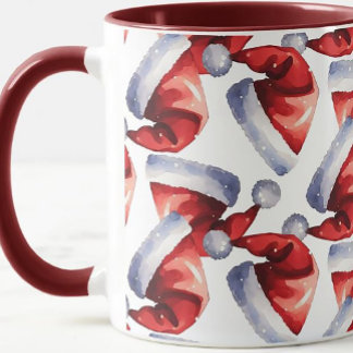 Caneca Chapéus de Natal