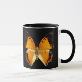 Caneca Charaxes de Borda Negra Borboleta Café Mug