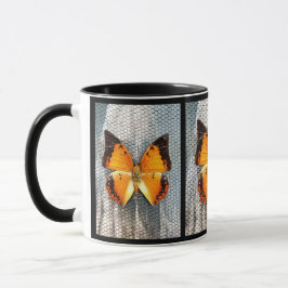 Caneca Charaxes de Borda Negra Borboleta Café Mug