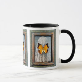 Caneca Charaxes de Borda Negra Borboleta Café Mug NV3