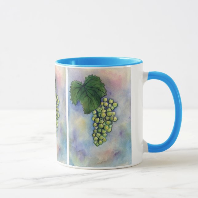 Caneca Chardonnay Wine Graphics Mug (Direita)