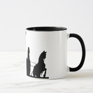 Caneca Chariot da porta de Brandemburgo e colunas,