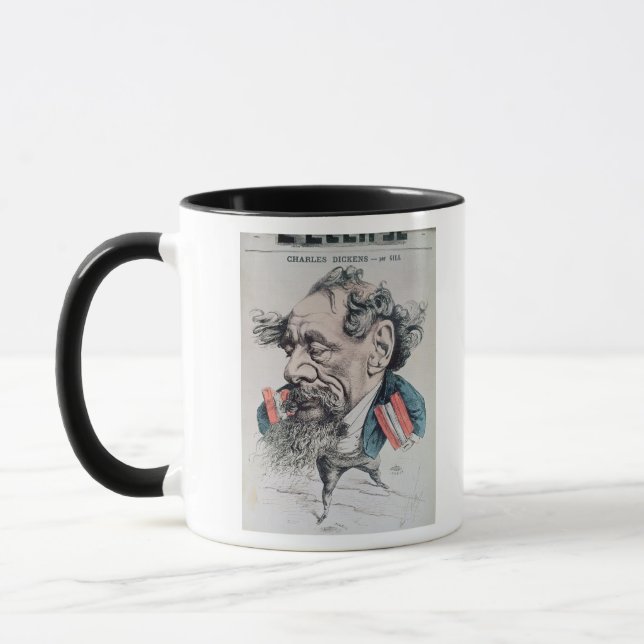 Caneca Charles Dickens montado no canal inglês (Esquerda)