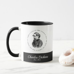 Caneca Charles Dickens Portrait e Cote