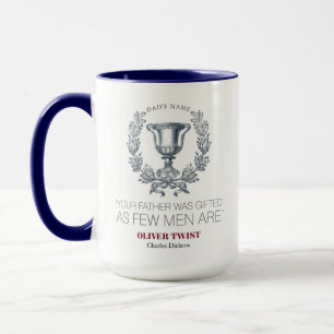 Caneca Charles Dickens - Seu Pai Foi Dotado - Troféu