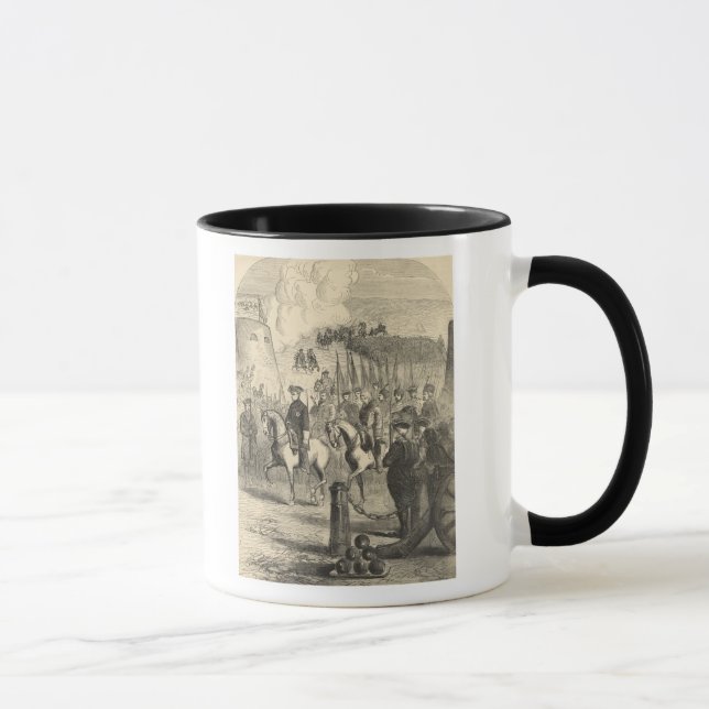 Caneca Charles XII da suecia que entra em Copenhaga (Direita)