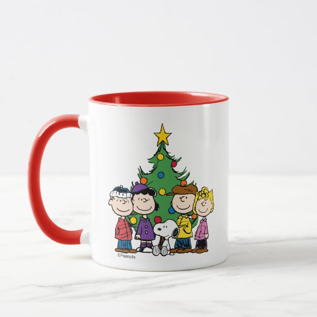 Caneca Charlie Brown e Amigos no inverno (Esquerda)