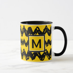 Caneca Charlie Brown Zig Zag Pattern   Adicionar o seu Mo