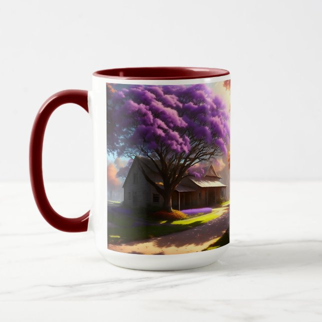 Caneca "Charme Atemporal: Fazenda e o Velho Jacarandá (Esquerda)