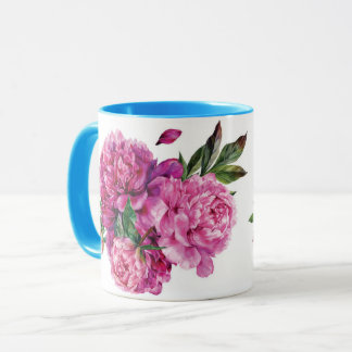 Caneca "Charme Whimsical: A Watercolor Bo Inspirada Na Vi