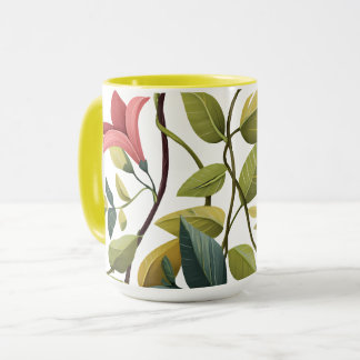 Caneca Charming Floral Print Coffee Mug