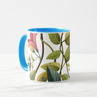 Caneca Charming Floral Print Coffee Mug
