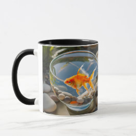 Caneca Charming Goldfish Cerâmica Mug