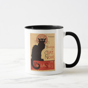 Caneca Chat Noir Cabaret Troupe Black Cat Promo Poster