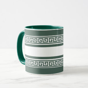 Caneca Chave grega verde