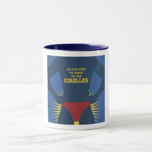 Caneca Chávena “é orgulhoso de vir teus couilles "