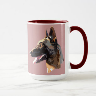 Caneca chávena malinois