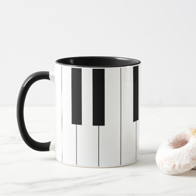 Caneca Chaves do Piano (Com Donut)