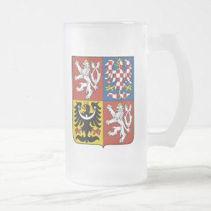 Caneca checa da brasão