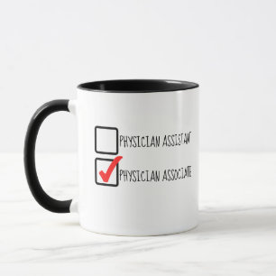 Caneca CheckBox Associado ao Assistente do Médico Mug