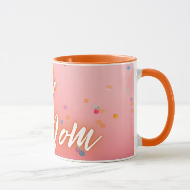 Caneca Cheer Mãe Mug (Laranja) (Direita)