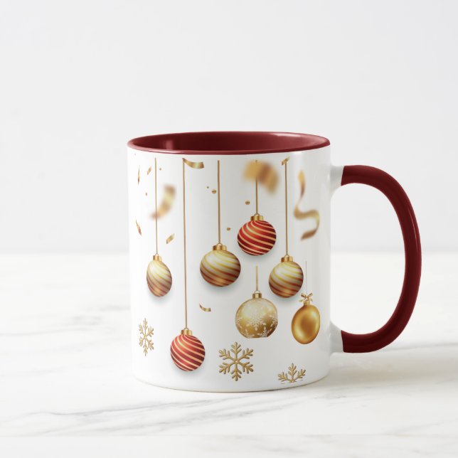 Caneca Cheers to New Beginnings | Custom Holiday Mug 2026 (Direita)