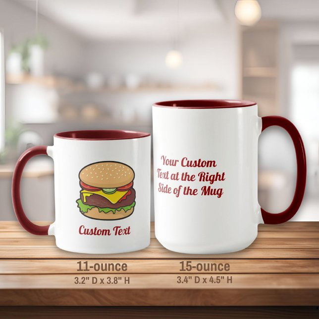 Caneca Cheeseburger Mug (Criador carregado)