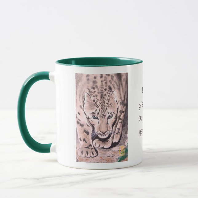 Caneca Cheetah "Este é o meu planeta também" (Esquerda)