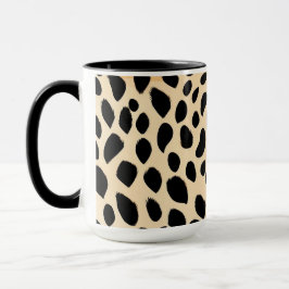 Caneca Cheetah Impressão Pattern