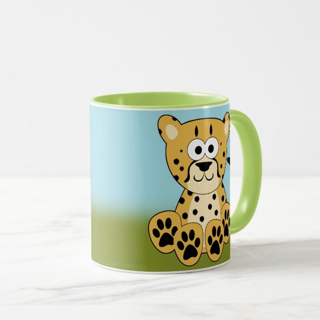 Caneca Cheetah Mug (Frente Esquerda)