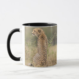 Caneca Cheetah Personalize Nome Black Interior Gift