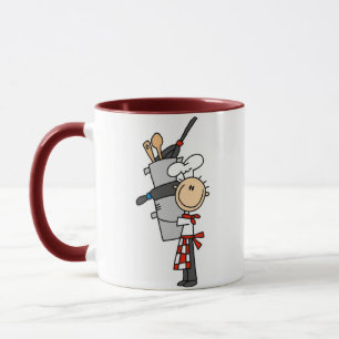 Caneca Chef Com Panelas e Caçarolas