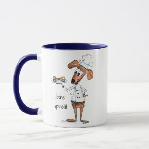 Caneca Chef de Cachorro Branco