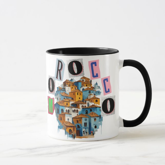 Caneca Chefchaouen: A Blue Paradise in the Rif Mountains (Direita)