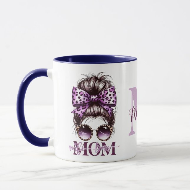 Caneca Chefe da Esposa da Mãe do Roxo Messy (Esquerda)