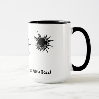 Caneca Chefe da máfia do buraco de bala
