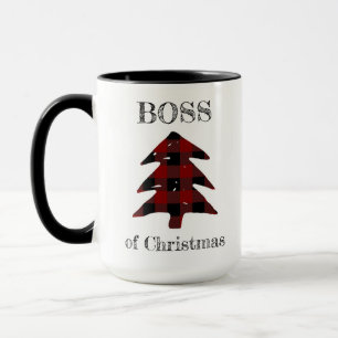Caneca Chefe da Xadrez de Natal Engraçado