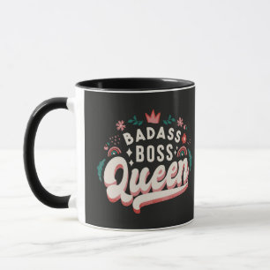 Caneca Chefe de Badass Queen