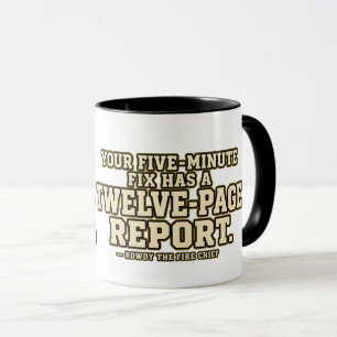 Caneca Chefe de Bombeiros Desordeiro: Papelada do Consert